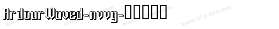 ArdourWaved-nvvg字体转换