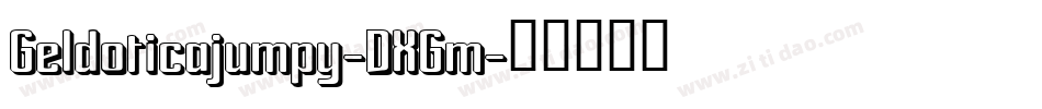Geldoticajumpy-DXGm字体转换