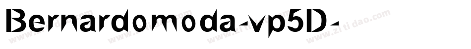Bernardomoda-vp5D字体转换