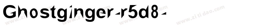 Ghostginger-r5d8字体转换