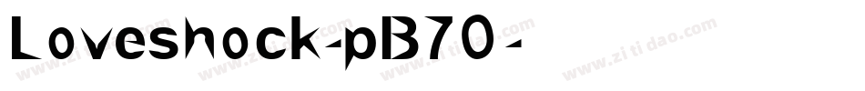 Loveshock-pB7O字体转换