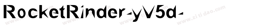 RocketRinder-yV5d字体转换