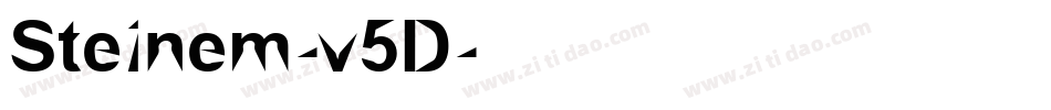 Steinem-v5D字体转换