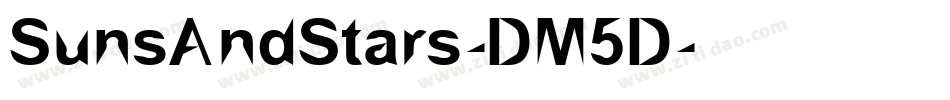 SunsAndStars-DM5D字体转换 SunsAndStars-DM5D字体转换