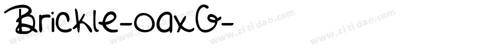 Brickle-0axG字体转换