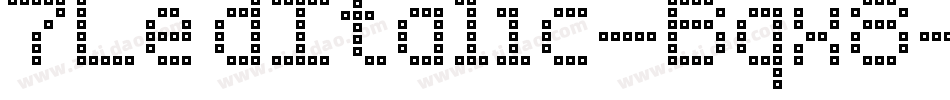 7LedItalic-Bqx8字体转换