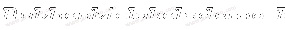Authenticlabelsdemo-E8d8字体转换