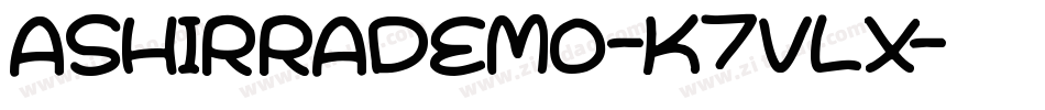 AshirraDemo-K7VlX字体转换