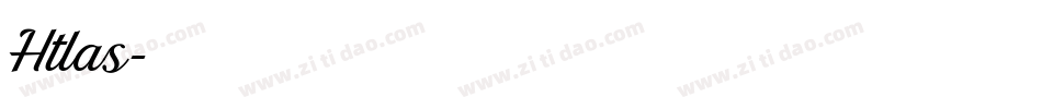 Htlas字体转换