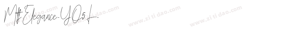 MtfElegance-YO5L字体转换