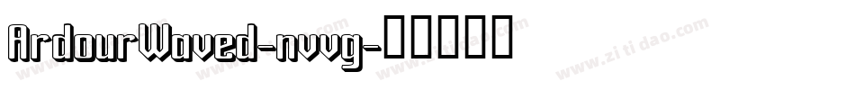 ArdourWaved-nvvg字体转换