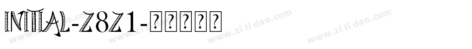 Initial-z8z1字体转换