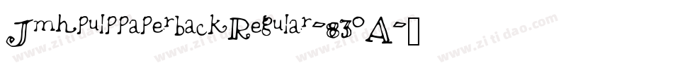JmhpulppaperbackRegular-83oA字体转换