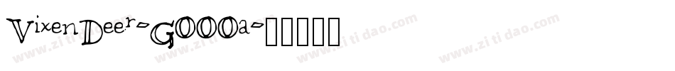 VixenDeer-GOOOa字体转换