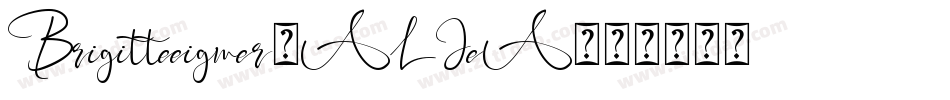 Brigitteeigner-ALJeA字体转换