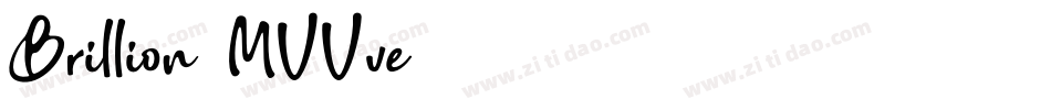 Brillion-MVVve字体转换
