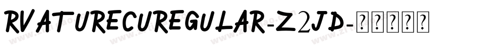 RvaturecuRegular-z2JD字体转换