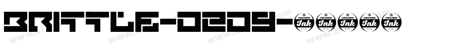 Brittle-DzD9字体转换