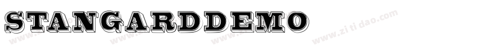 StangardDEMO字体转换