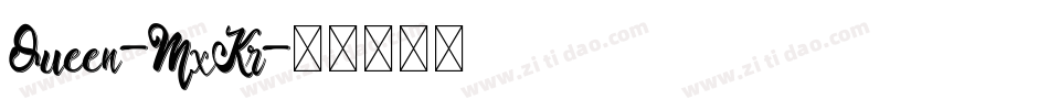 Queen-MxKr字体转换
