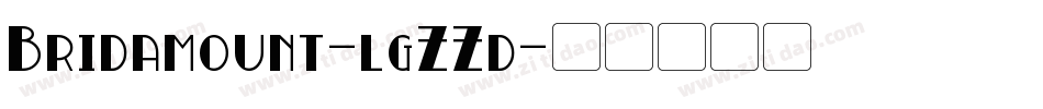 Bridamount-lgZZd字体转换