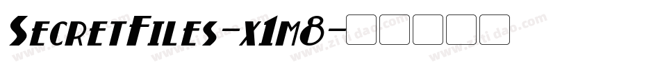 SecretFiles-x1m8字体转换
