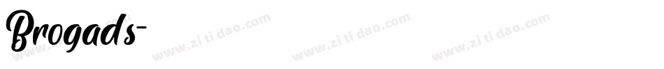 Brogads字体转换