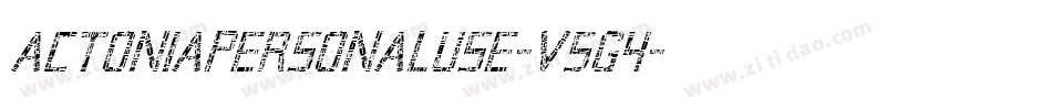 ActoniaPersonalUse-v5g4字体转换