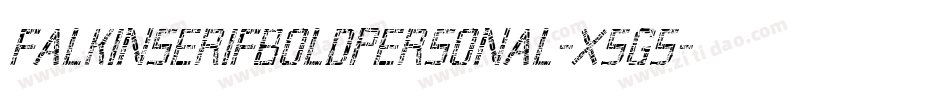 FalkinSerifBoldPersonal-x5G5字体转换