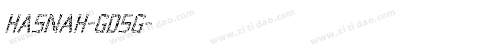 Hasnah-GD5G字体转换
