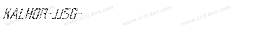Kalhor-jj5G字体转换