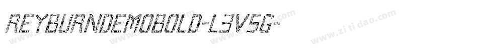 ReyburnDemoBold-L3V5g字体转换
