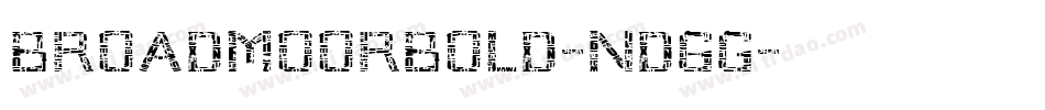 BroadmoorBold-nd6g字体转换