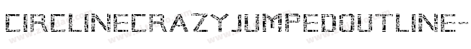 CirclinecrazyjumpedOutline-4n6l字体转换