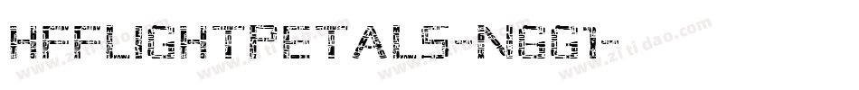 HffLightPetals-n6g1字体转换
