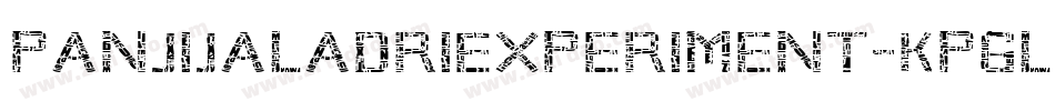 PanjiJaladriExperiment-KP6l字体转换