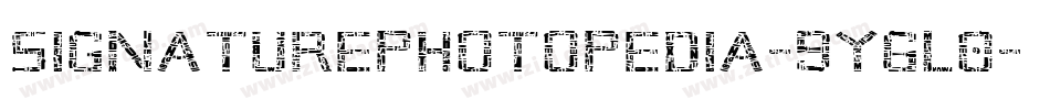 SignaturePhotopedia-9Y6l0字体转换