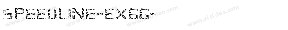 Speedline-EX6g字体转换 Speedline-EX6g字体转换