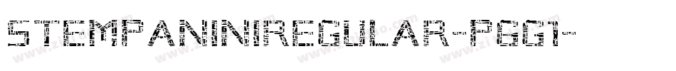 StempaniniRegular-p6G1字体转换 StempaniniRegular-p6G1字体转换