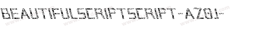 BeautifulscriptScript-aZ0J字体转换