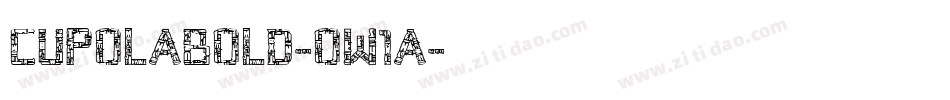 Cupolabold-ow1A字体转换