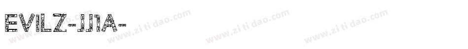 Evilz-JJ1a字体转换