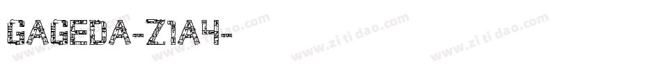 Gageda-z1A4字体转换