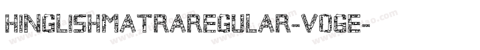 HinglishMatraRegular-vo6E字体转换
