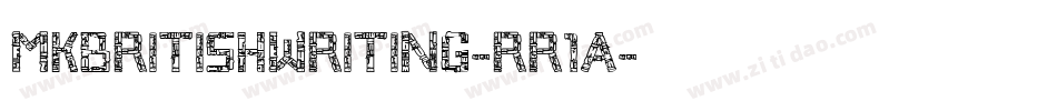 Mkbritishwriting-rr1A字体转换 Mkbritishwriting-rr1A字体转换