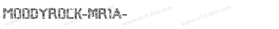 Moodyrock-mr1a字体转换