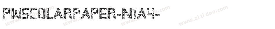 Pwscolarpaper-n1a4字体转换