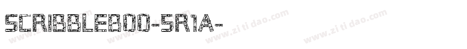 ScribbleBoo-5R1a字体转换