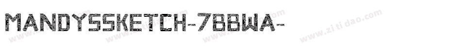 MandysSketch-7BBwA字体转换