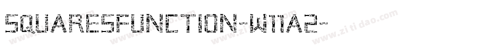 Squaresfunction-w11a2字体转换